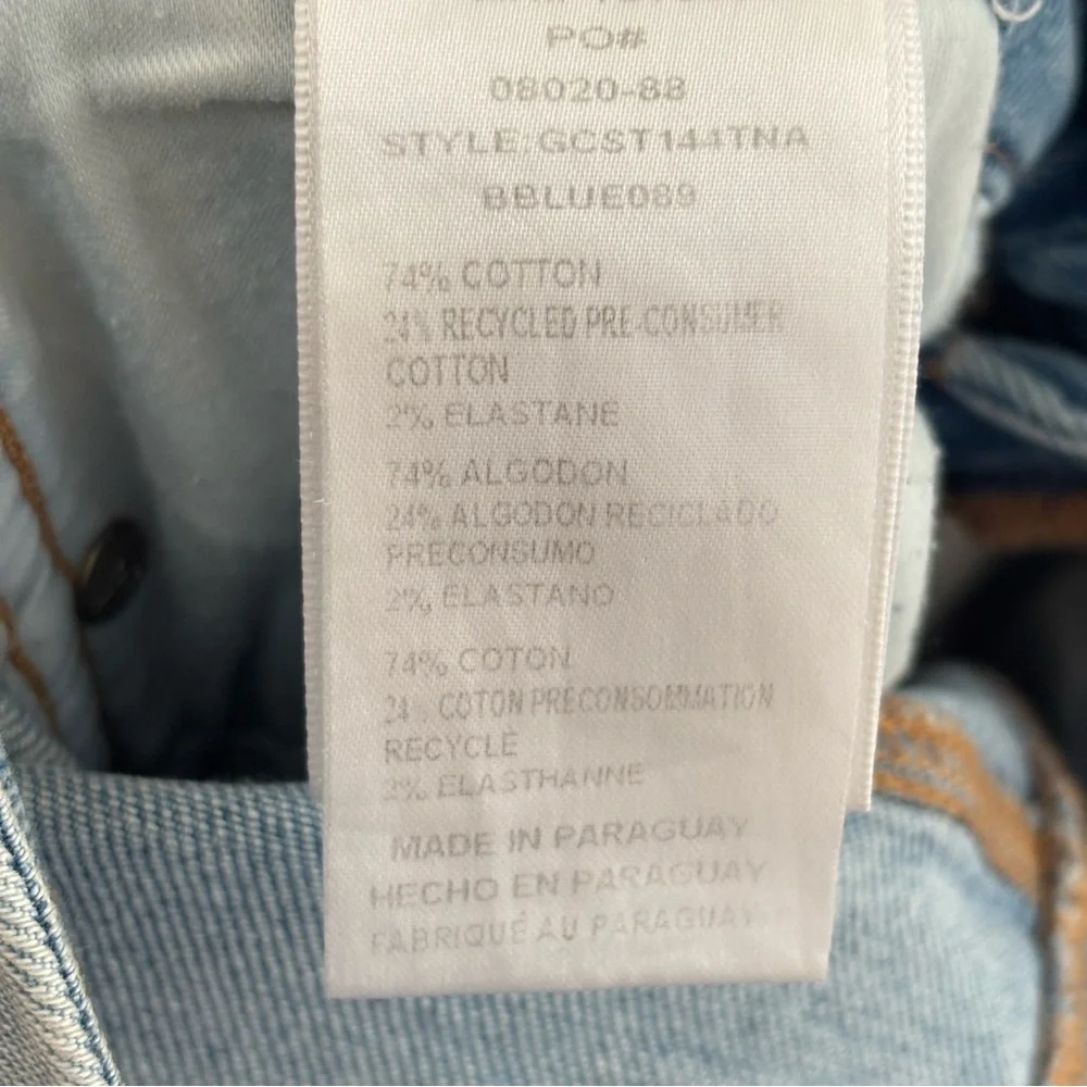 Good American Good Curve Straight Leg Jean in Blue Size 6/28 - Picture 11 of 12